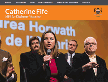 Tablet Screenshot of catherinefife.com